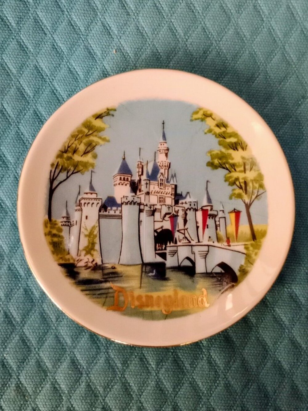 Sleeping Beauty Castle Plate